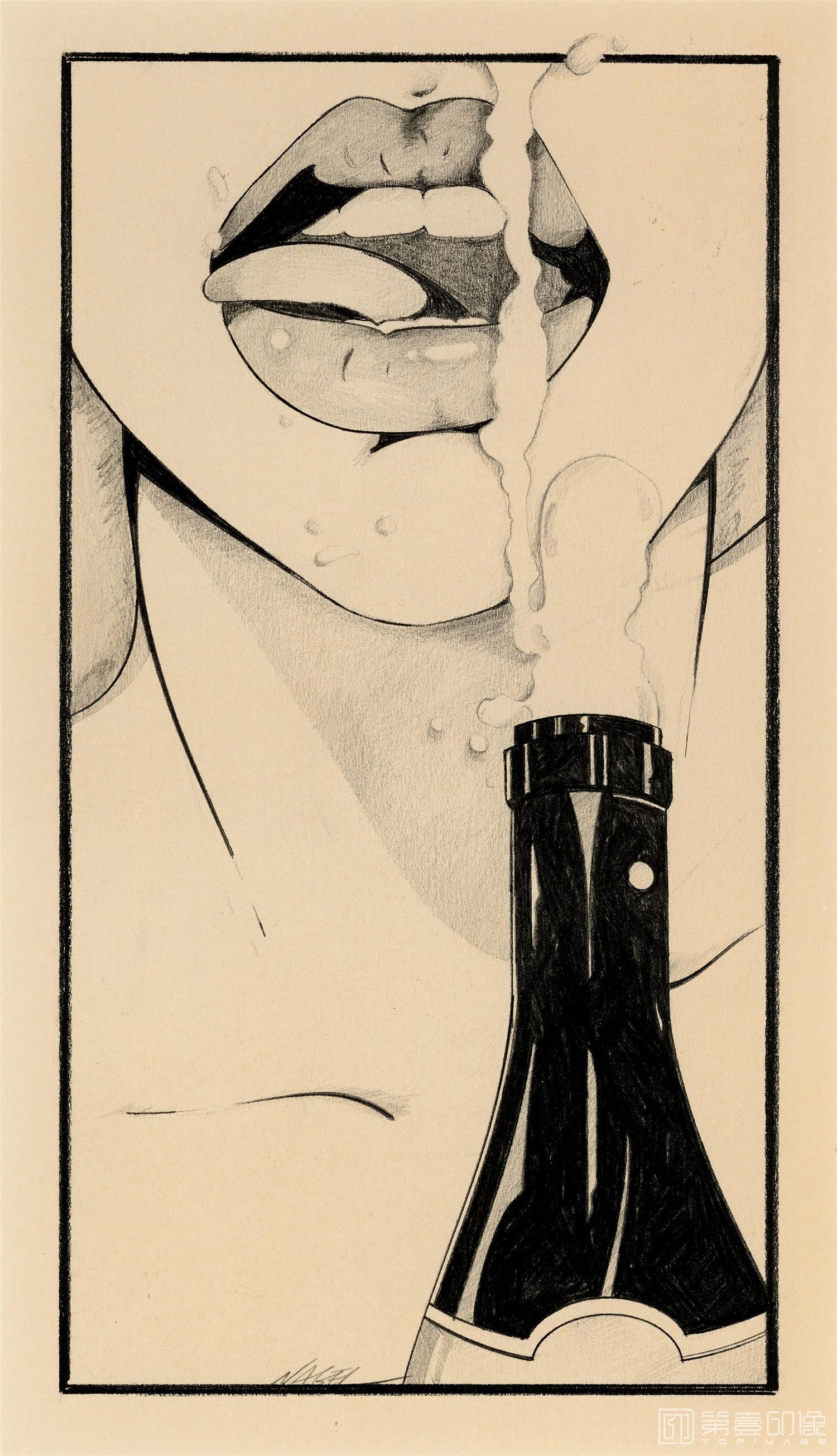 水彩画-帕特里克.安吉尔 Patrick Nagel作品集-15