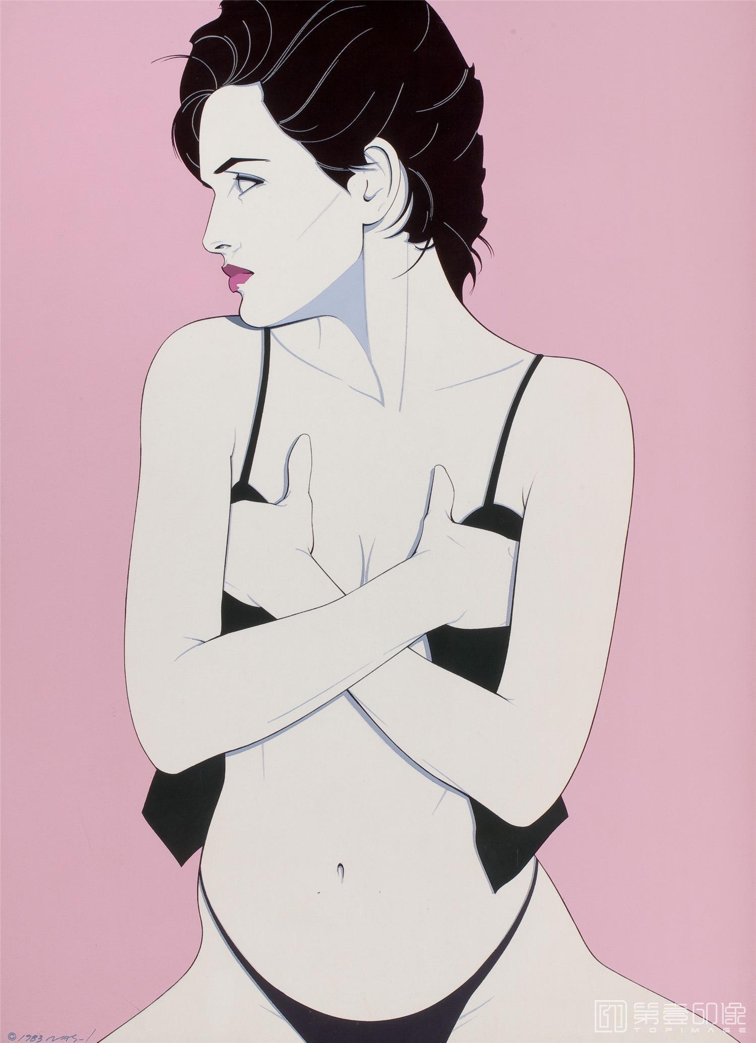 水彩画-帕特里克.安吉尔 Patrick Nagel作品集-17