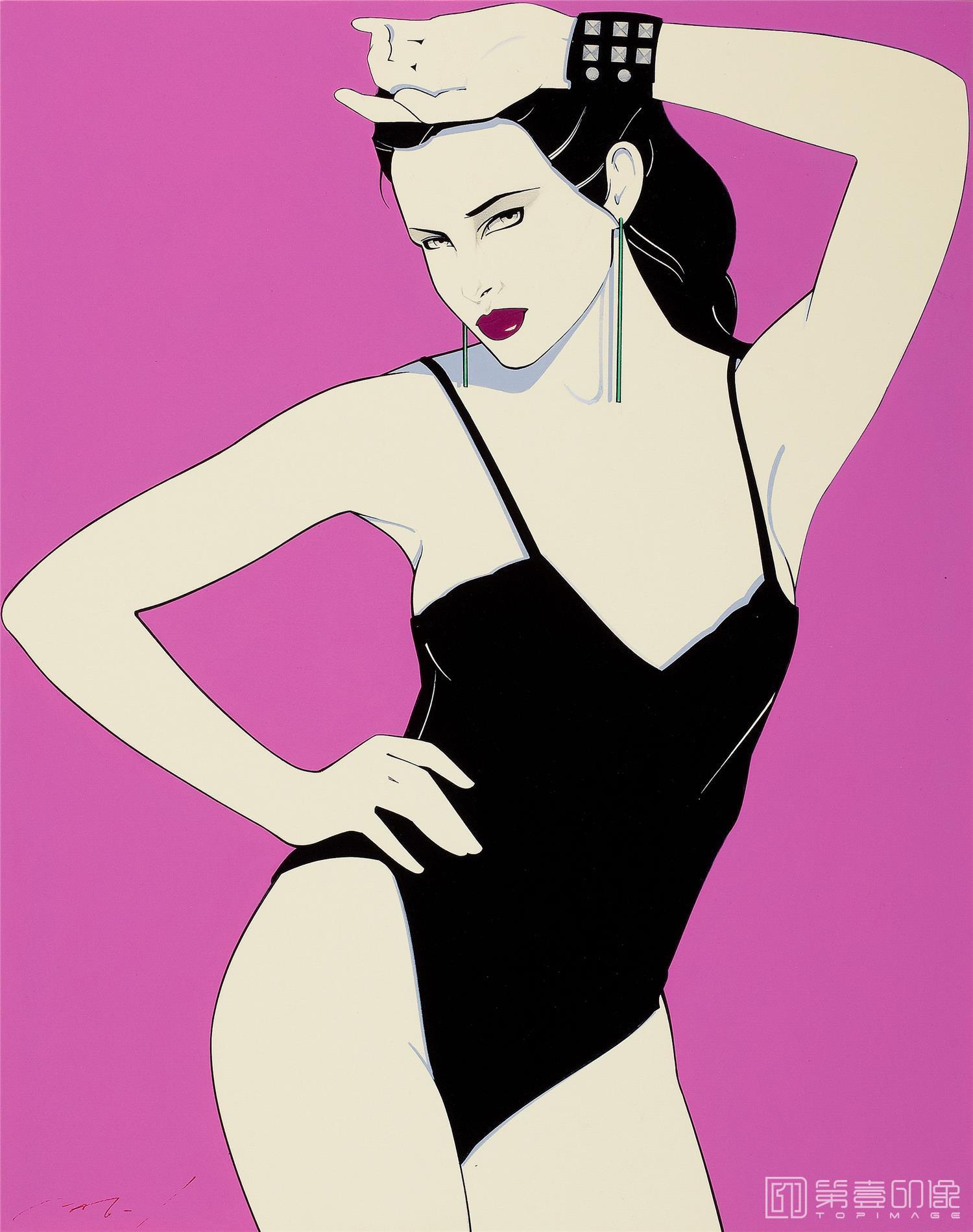 水彩画-帕特里克.安吉尔 Patrick Nagel作品集-31