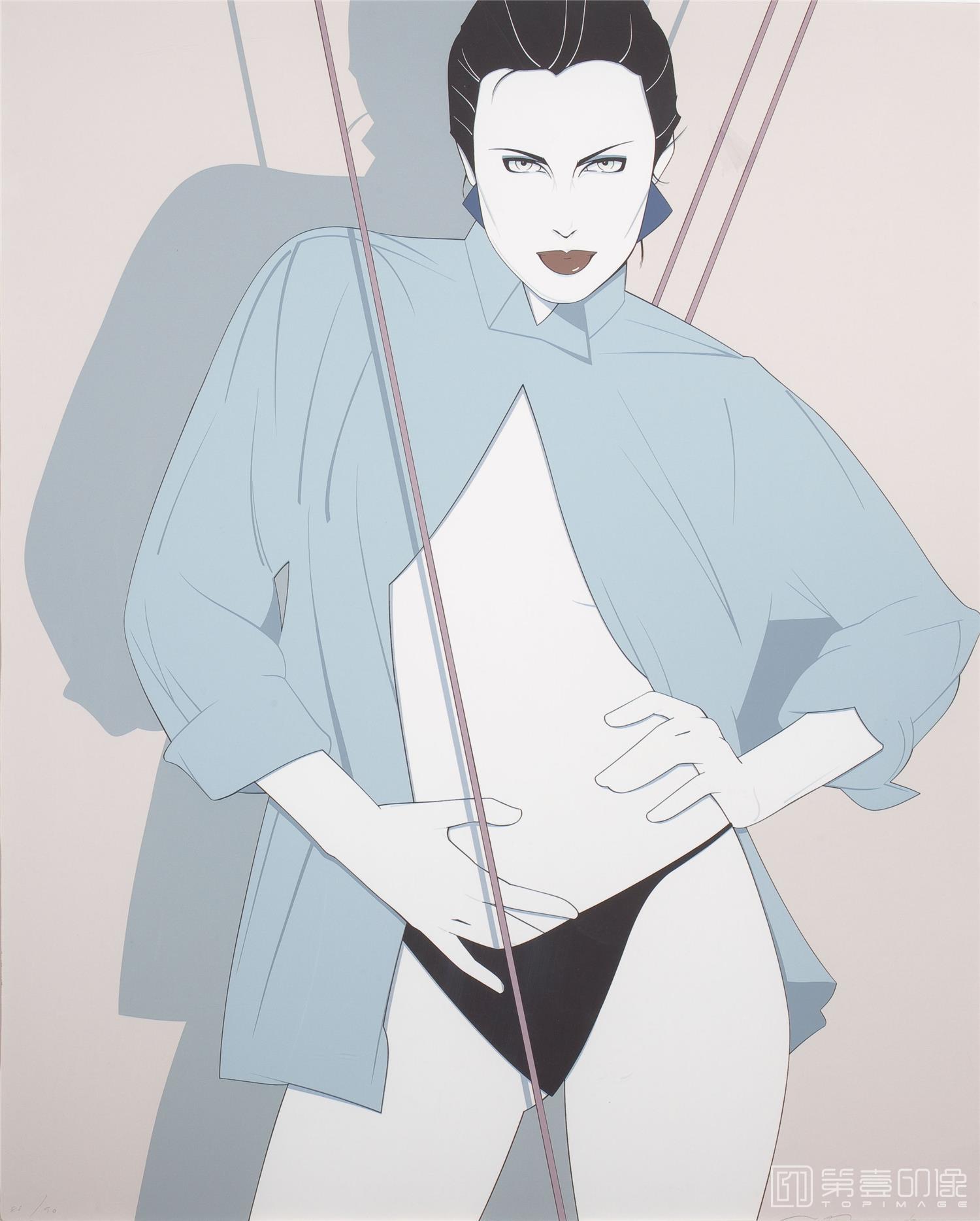水彩画-帕特里克.安吉尔 Patrick Nagel作品集-32