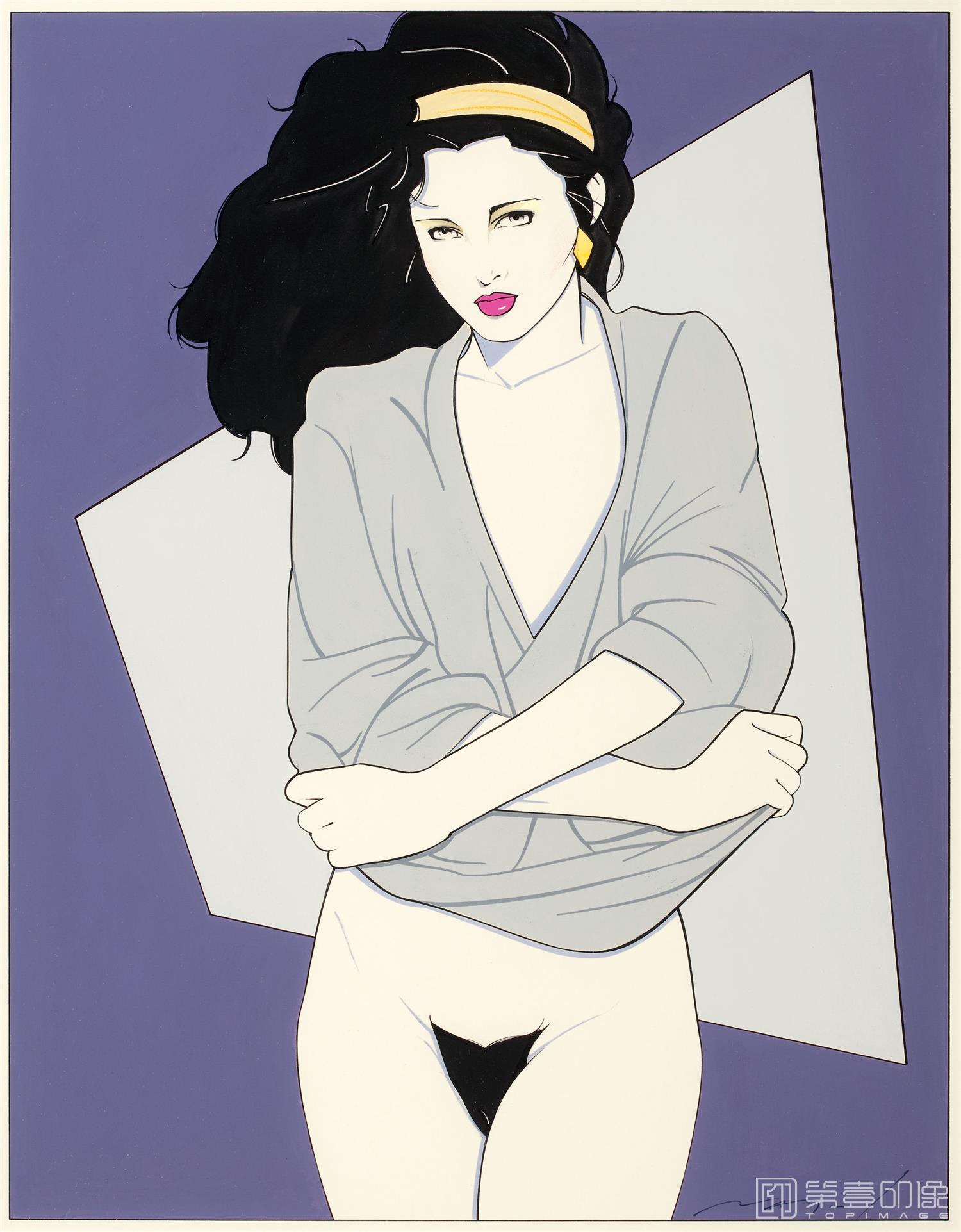 水彩画-帕特里克.安吉尔 Patrick Nagel作品集-36