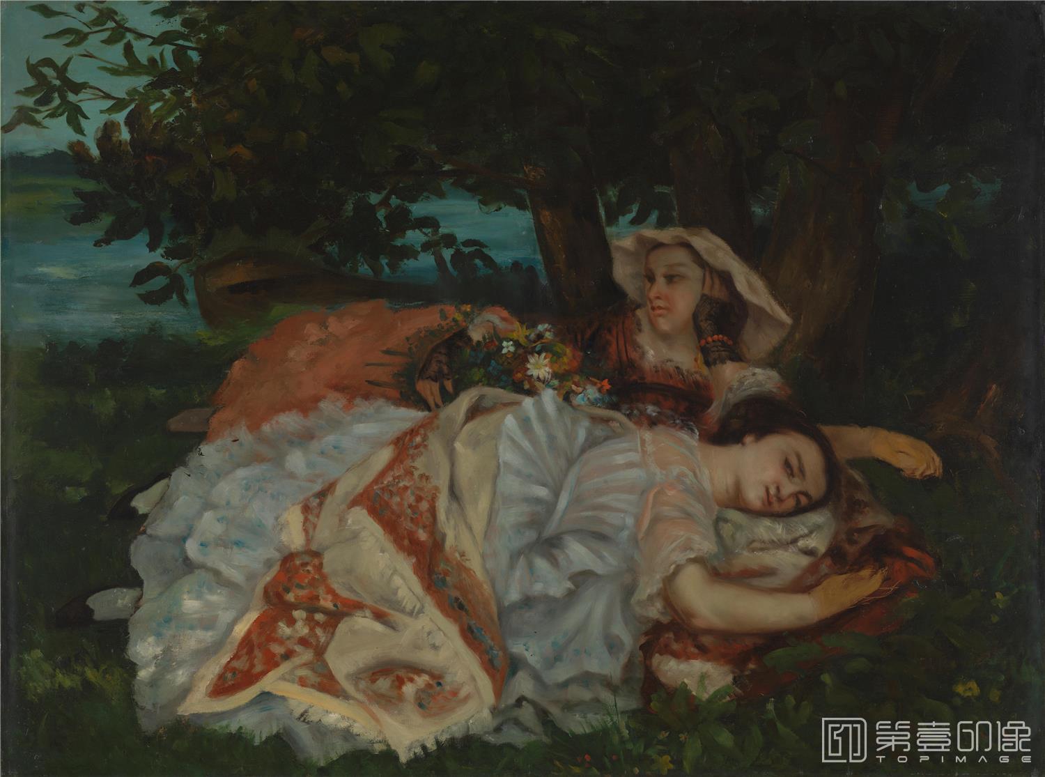 油画-居斯塔夫·库尔贝 Gustave Courbet作品集-08