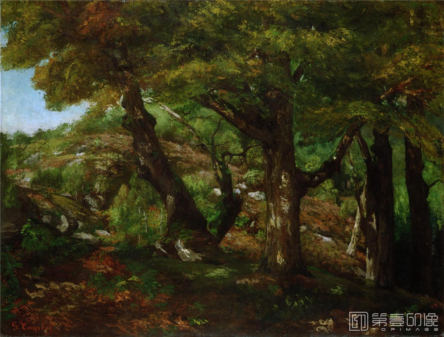 油画-居斯塔夫·库尔贝 Gustave Courbet作品集-23