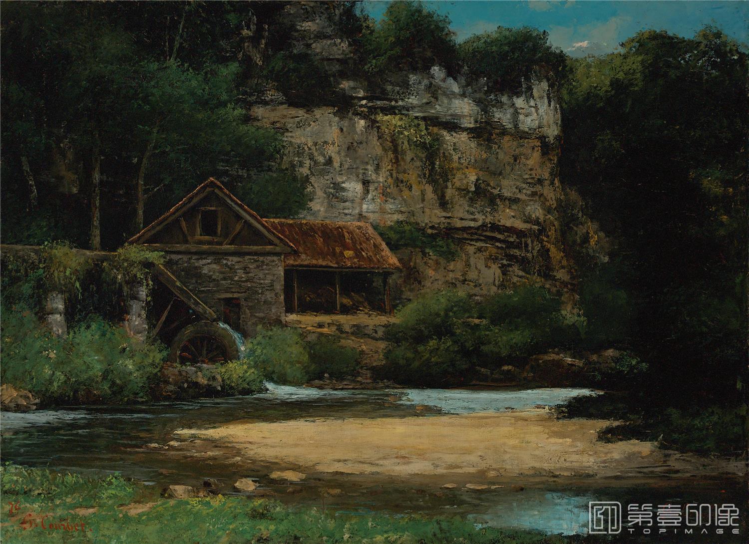 油画-居斯塔夫·库尔贝 Gustave Courbet作品集-37