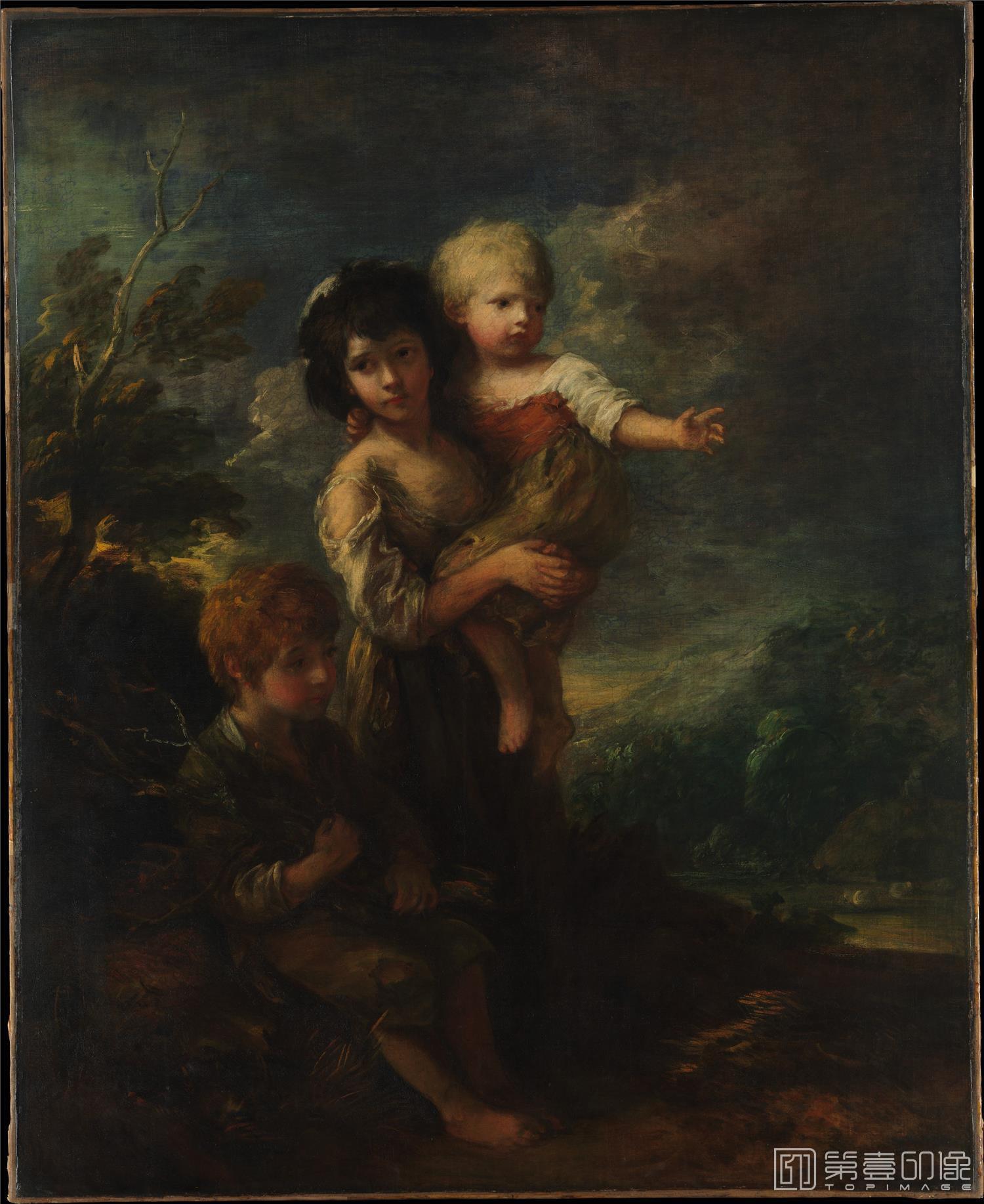 油画-托马斯·庚斯博罗 Thomas Gainsborough作品集-094