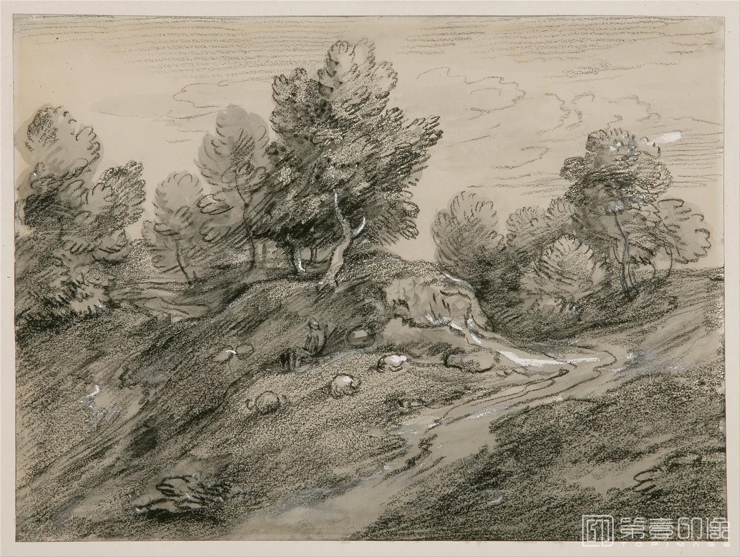 速写-托马斯·庚斯博罗 Thomas Gainsborough作品集-115