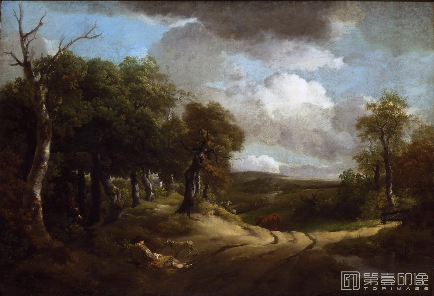 油画-托马斯·庚斯博罗 Thomas Gainsborough作品集-122