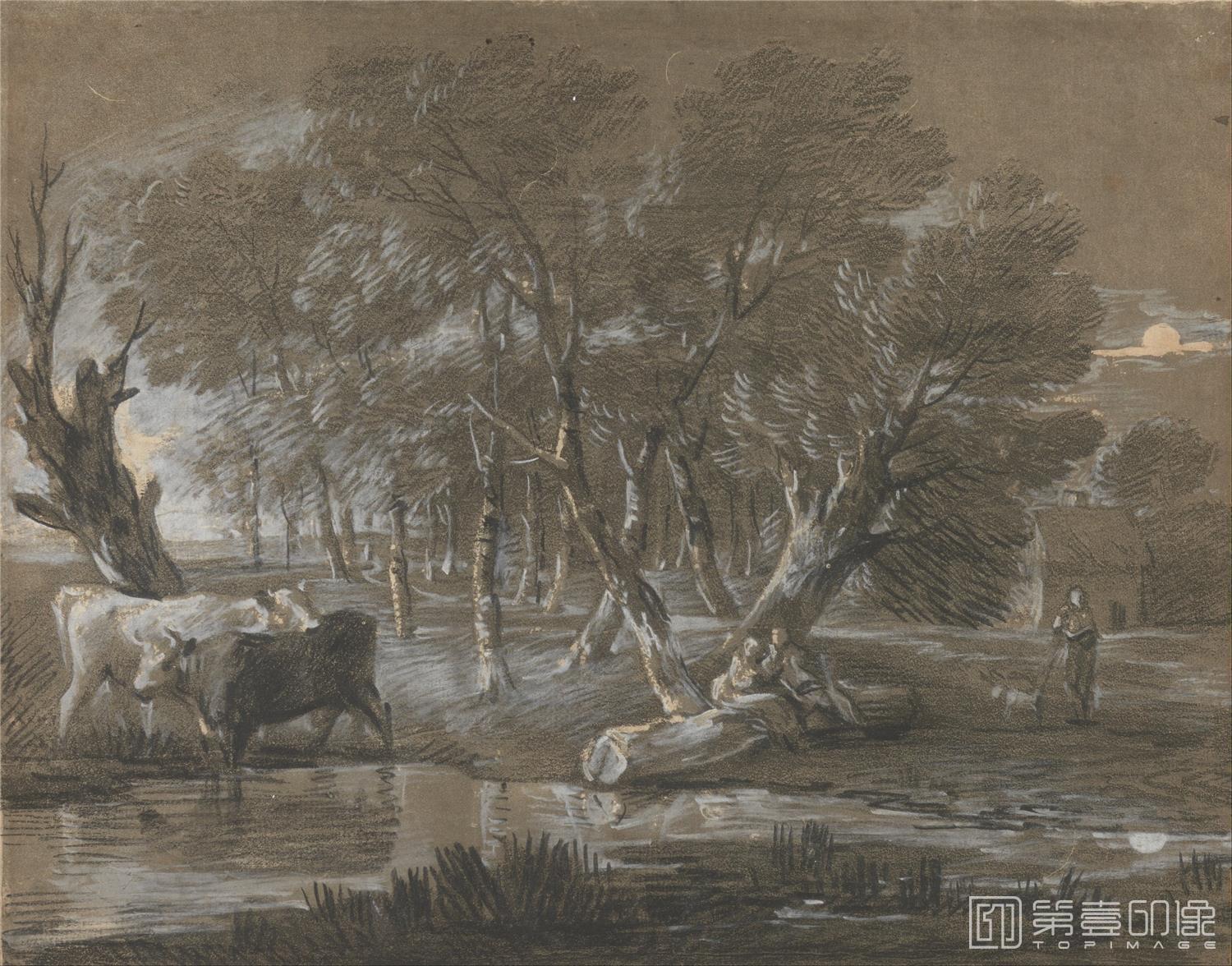 油画-托马斯·庚斯博罗 Thomas Gainsborough作品集-147
