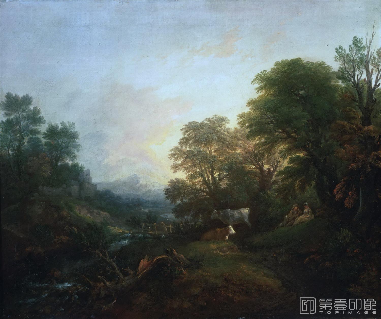 油画-托马斯·庚斯博罗 Thomas Gainsborough作品集-158
