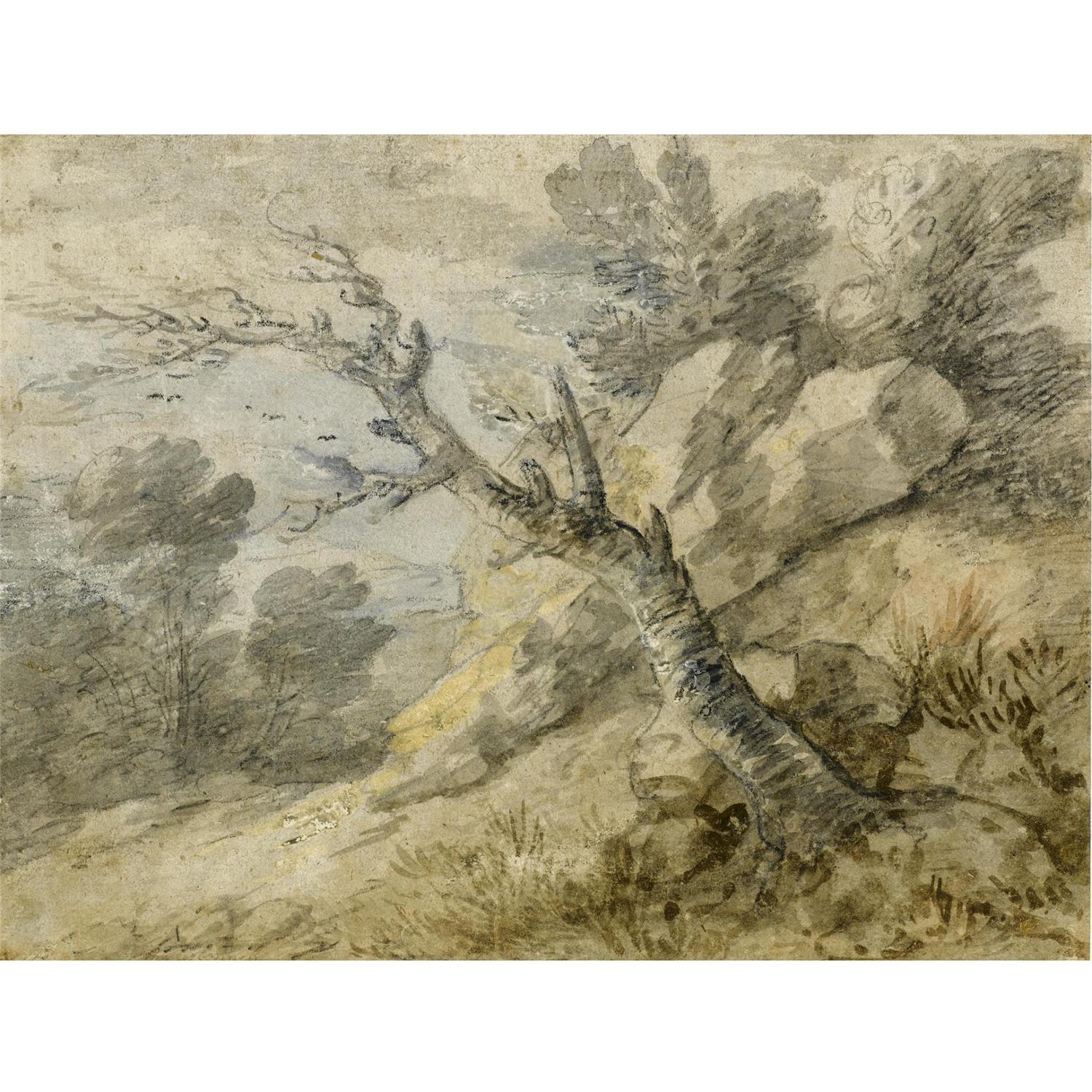 水彩画-托马斯·庚斯博罗 Thomas Gainsborough作品集-162