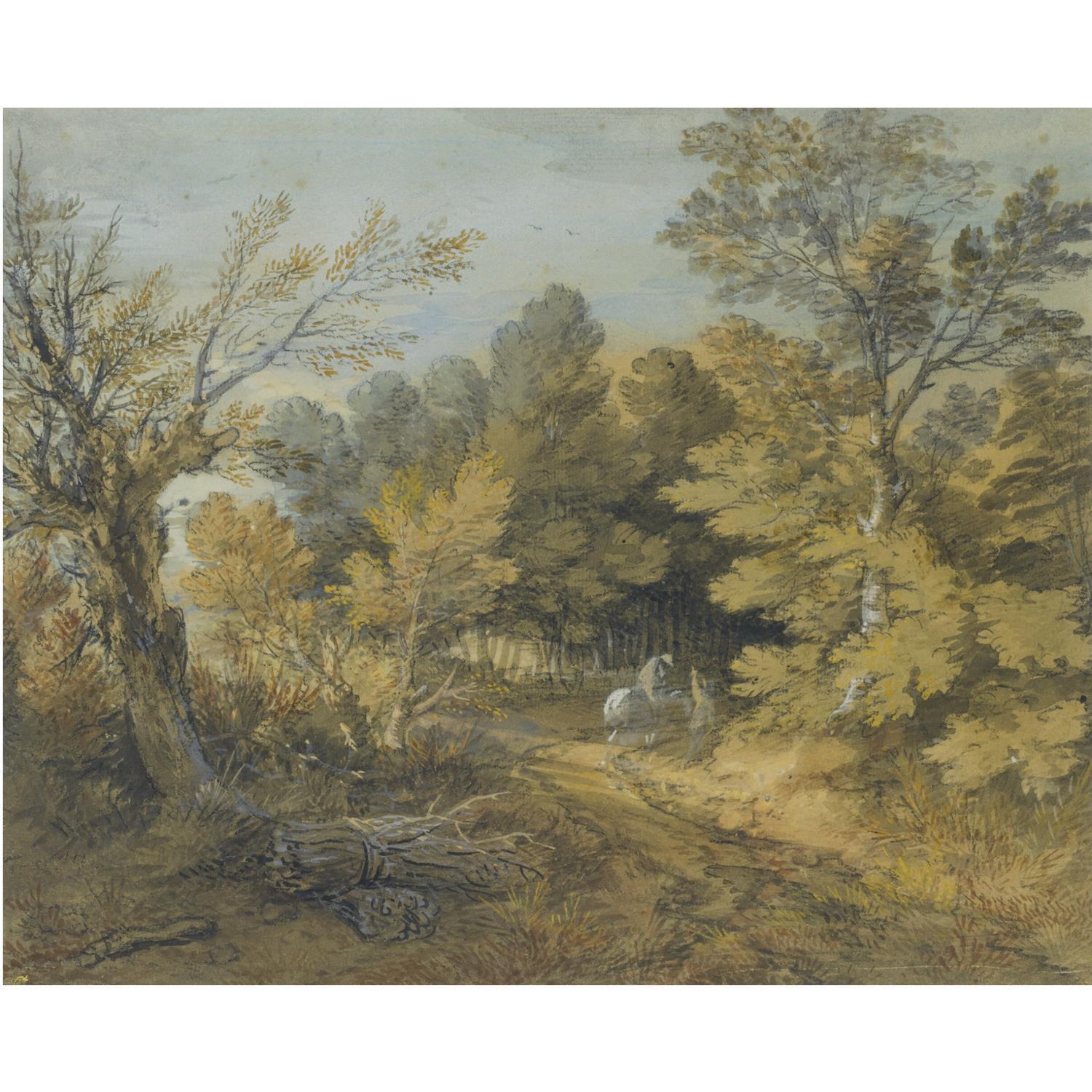 水彩画-托马斯·庚斯博罗 Thomas Gainsborough作品集-164