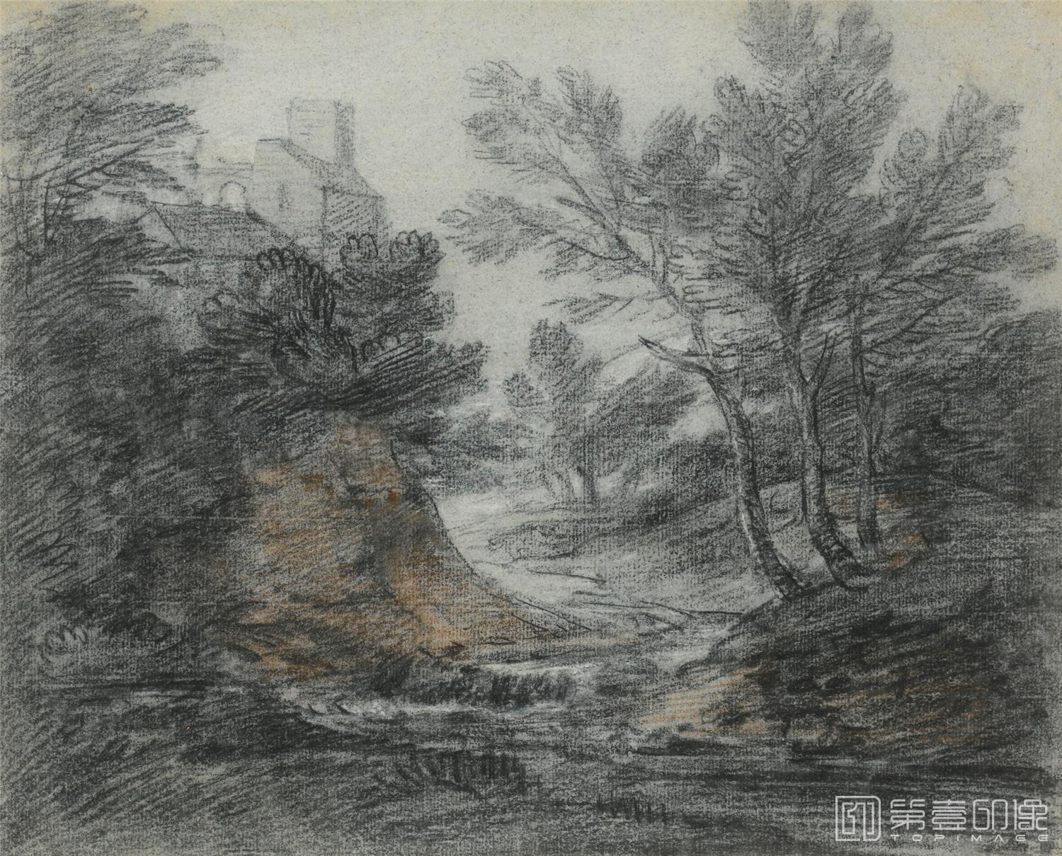 速写-托马斯·庚斯博罗 Thomas Gainsborough作品集-183