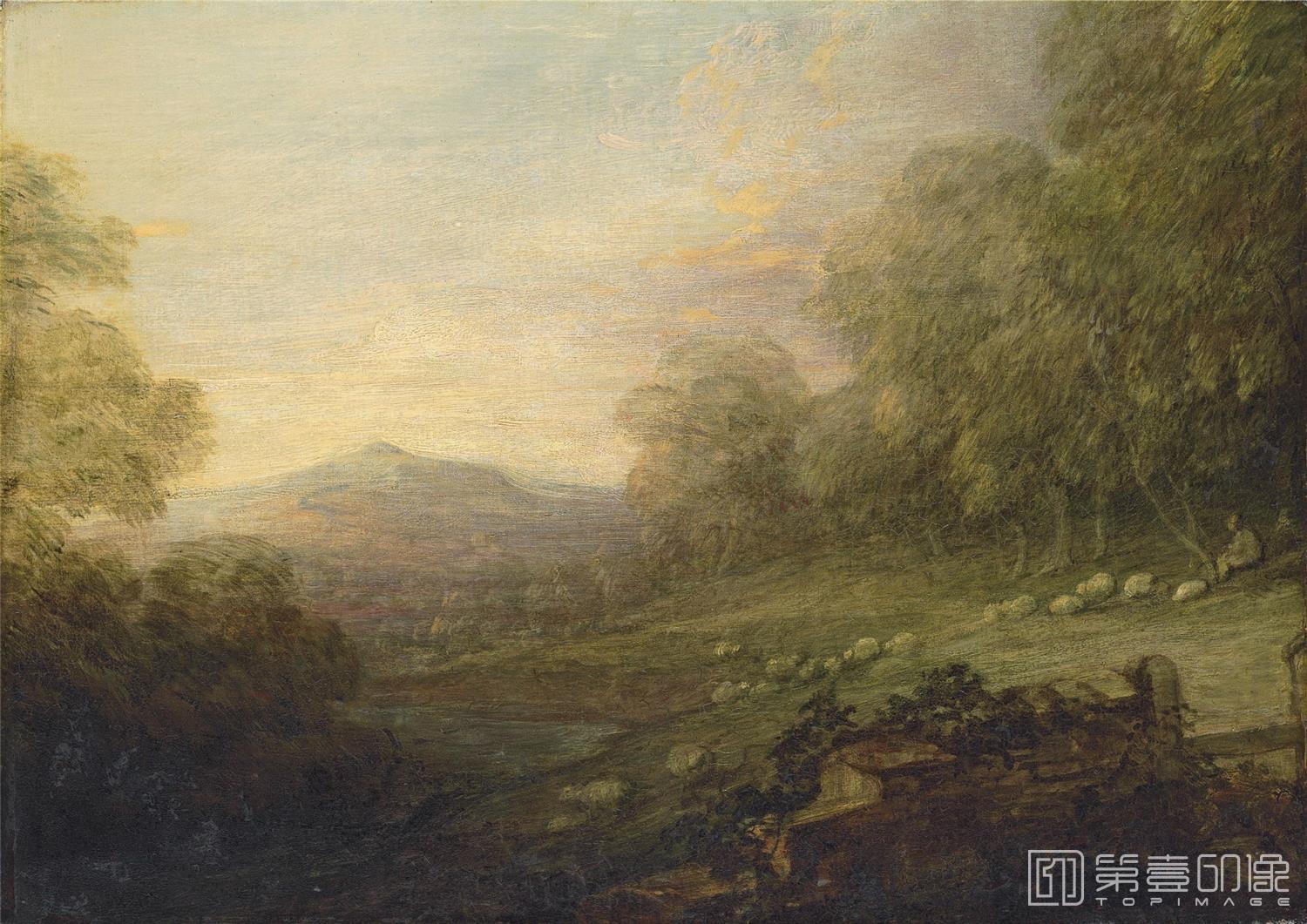 油画-托马斯·庚斯博罗 Thomas Gainsborough作品集-188