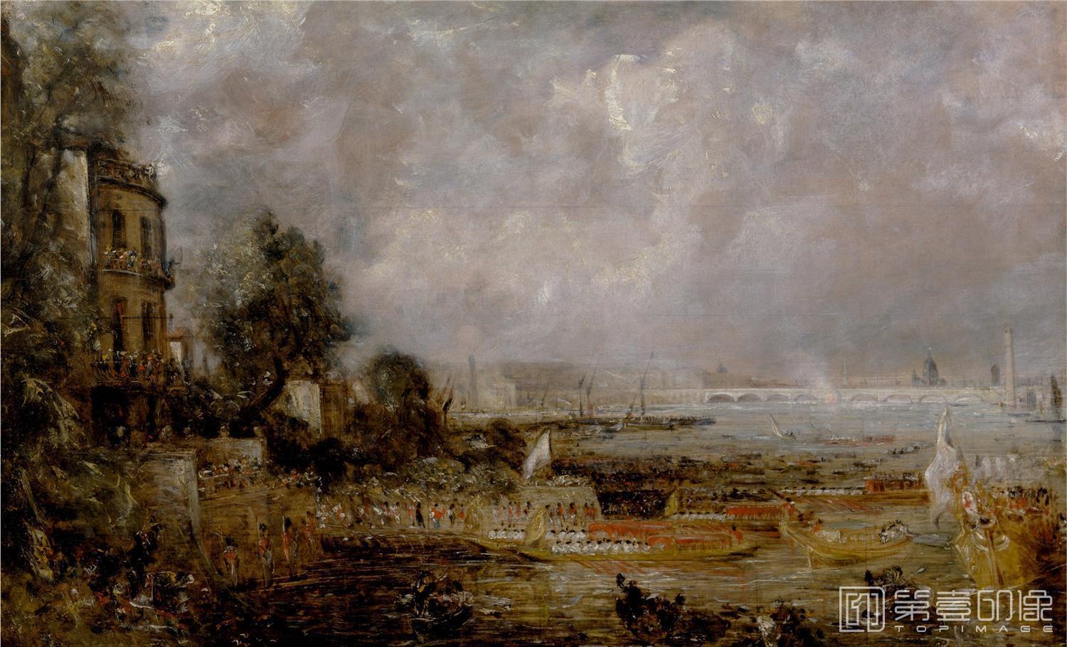 油画-约翰·康斯坦布尔 John Constable作品集-110