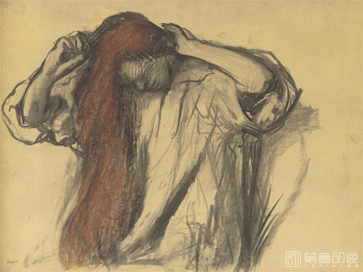 速写-埃德加·德加 Edgar Hilaire Germain de Gas作品集-119