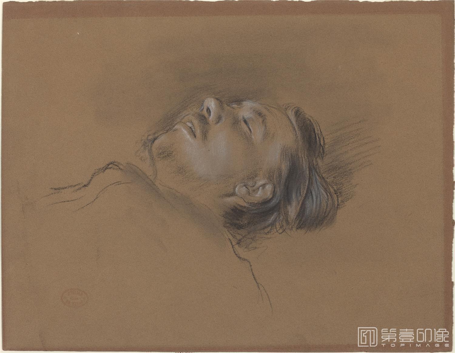 素描-埃德加·德加 Edgar Hilaire Germain de Gas作品集-267