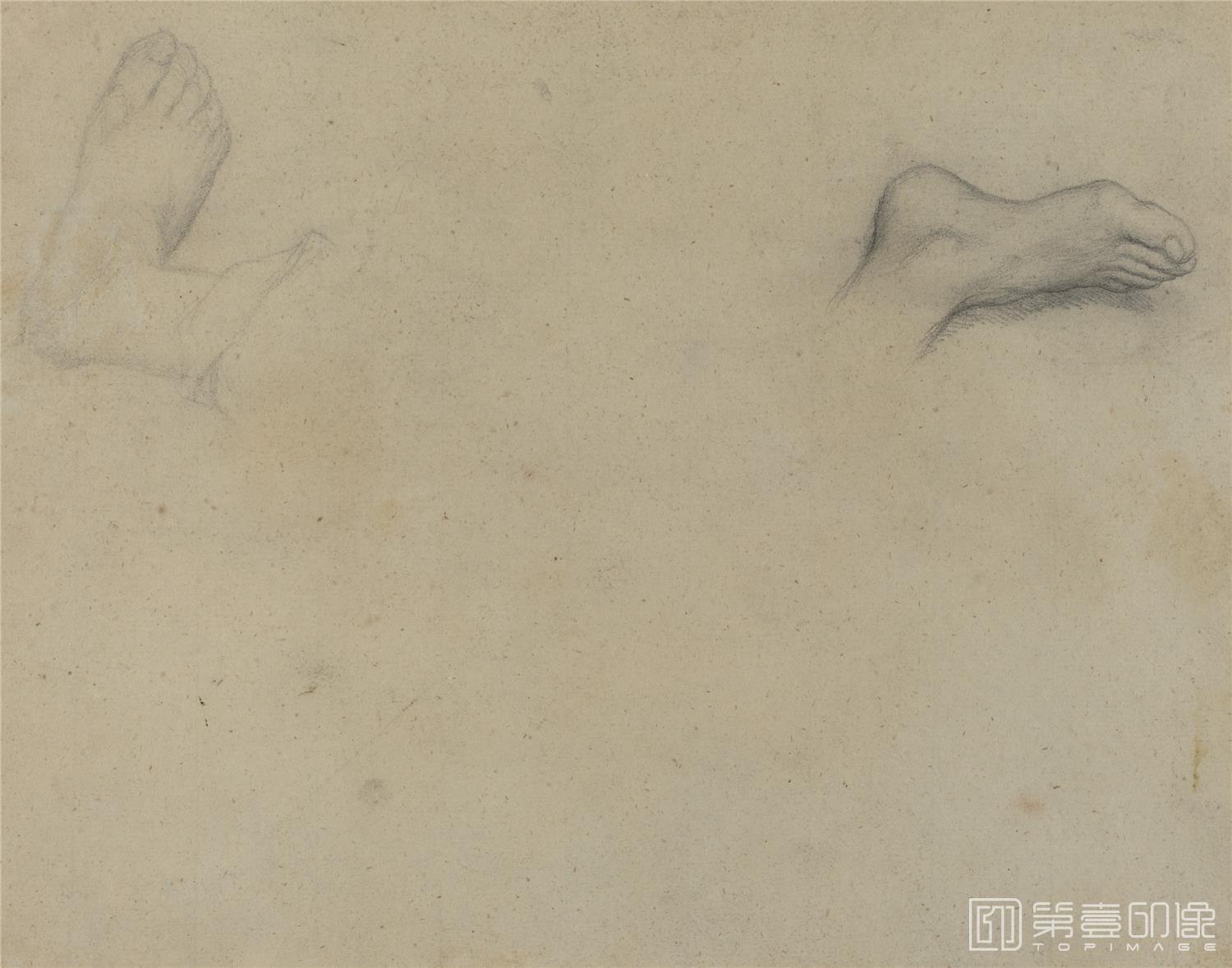 素描-埃德加·德加 Edgar Hilaire Germain de Gas作品集-275