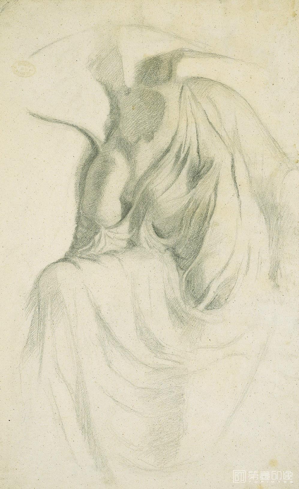 素描-埃德加·德加 Edgar Hilaire Germain de Gas作品集-284