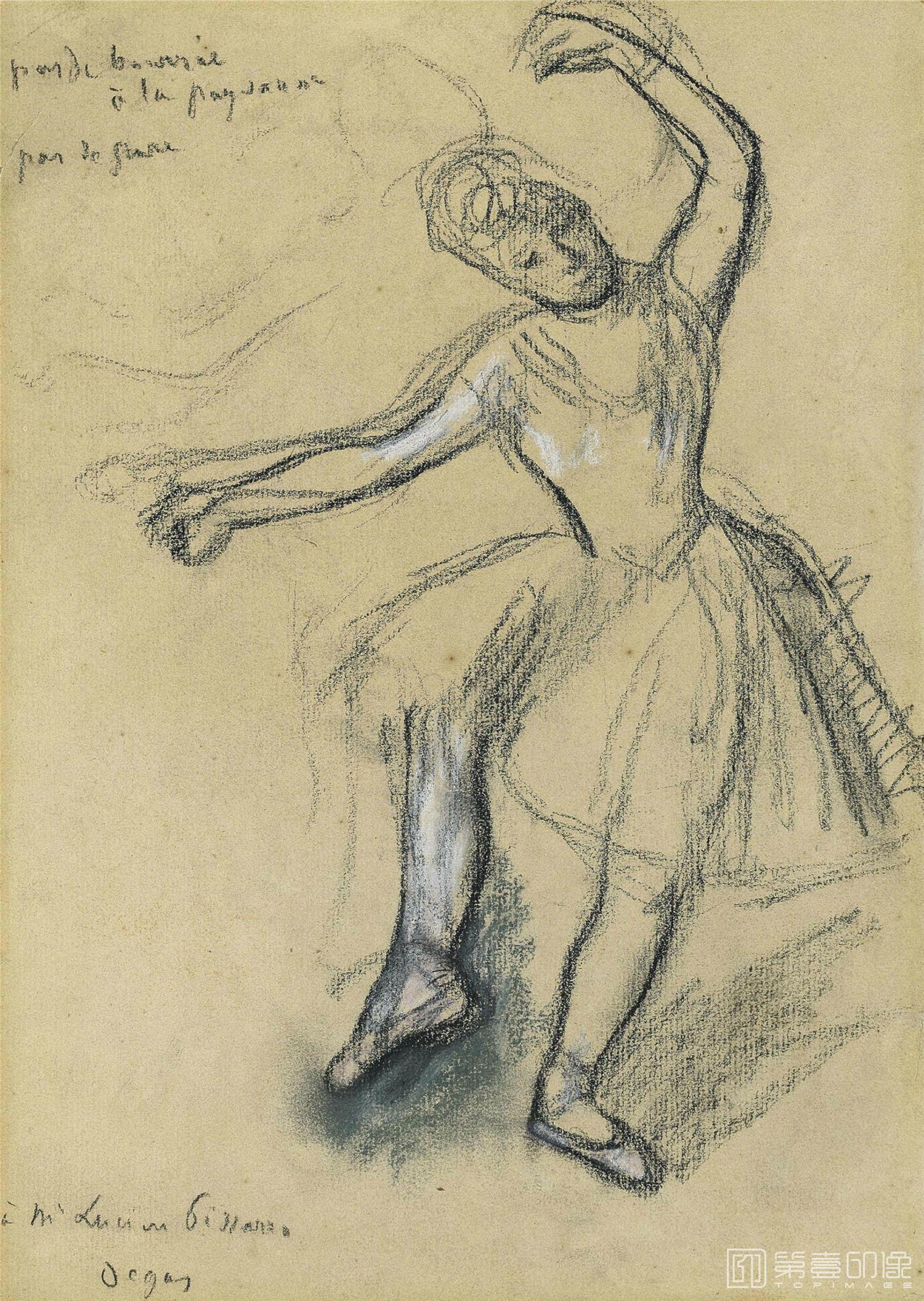 速写-埃德加·德加 Edgar Hilaire Germain de Gas作品集-289