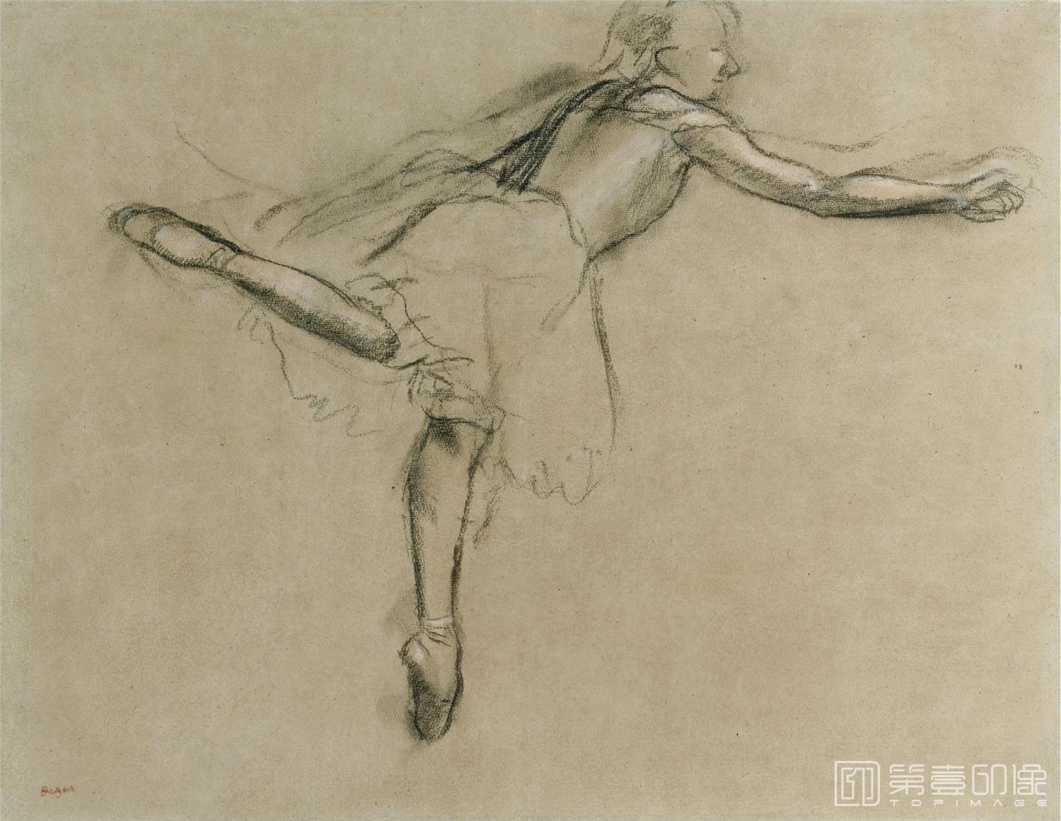 速写-埃德加·德加 Edgar Hilaire Germain de Gas作品集-299