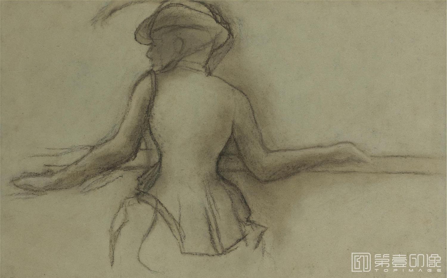 速写-埃德加·德加 Edgar Hilaire Germain de Gas作品集-321