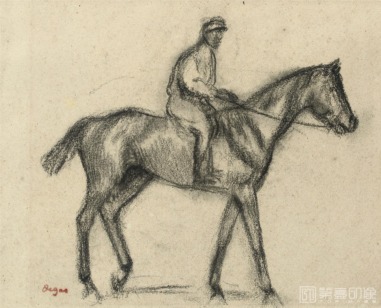 速写-埃德加·德加 Edgar Hilaire Germain de Gas作品集-329
