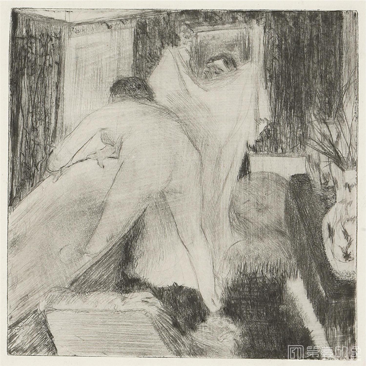 速写-埃德加·德加 Edgar Hilaire Germain de Gas作品集-330