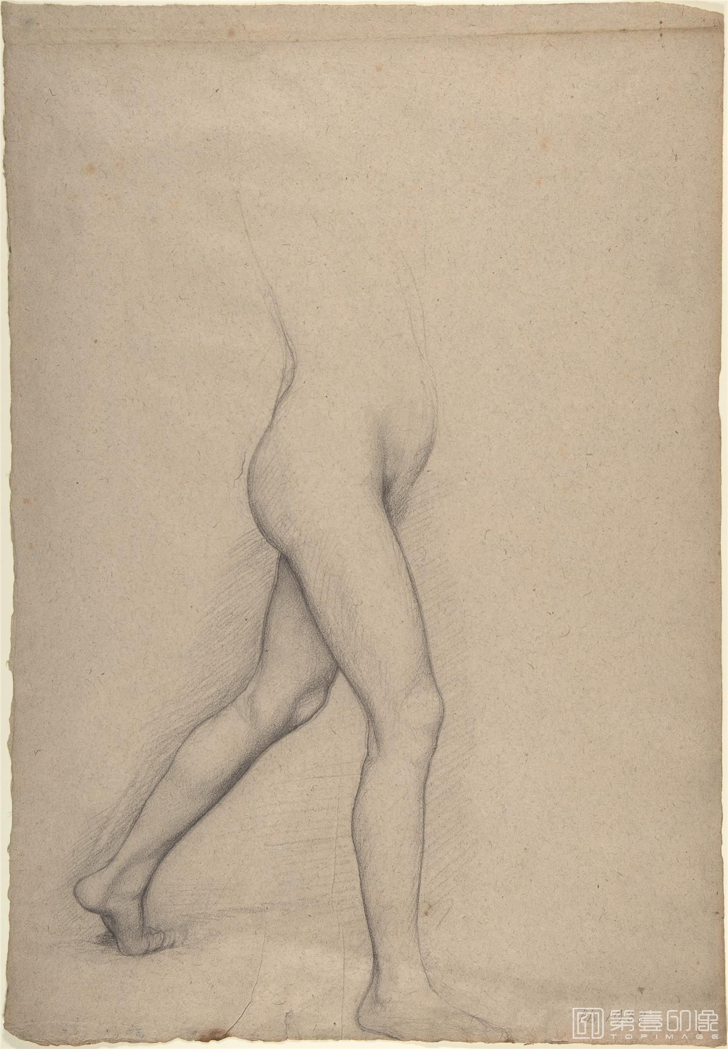素描-埃德加·德加 Edgar Hilaire Germain de Gas作品集-361