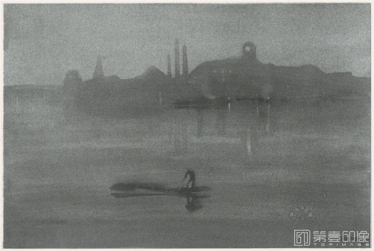 速写-惠斯勒 James Abbott McNeill Whistler素描作品集-157