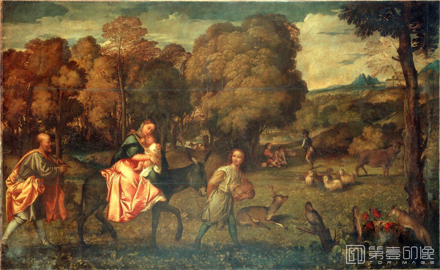 油画-提香·韦切利奥 Titian Vecellio/Tiziano Vecellio作品集-001