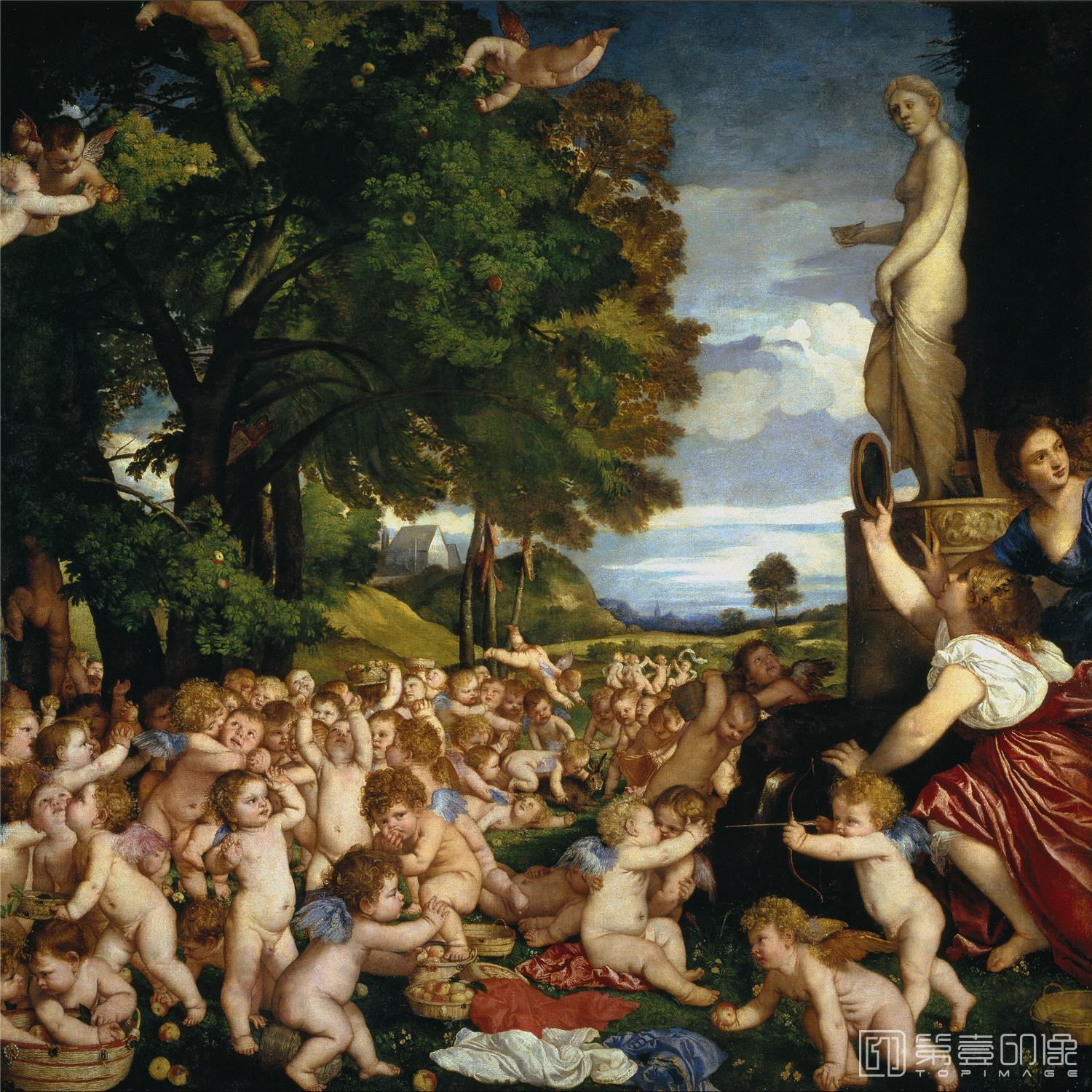 油画-提香·韦切利奥 Titian Vecellio/Tiziano Vecellio作品集-041