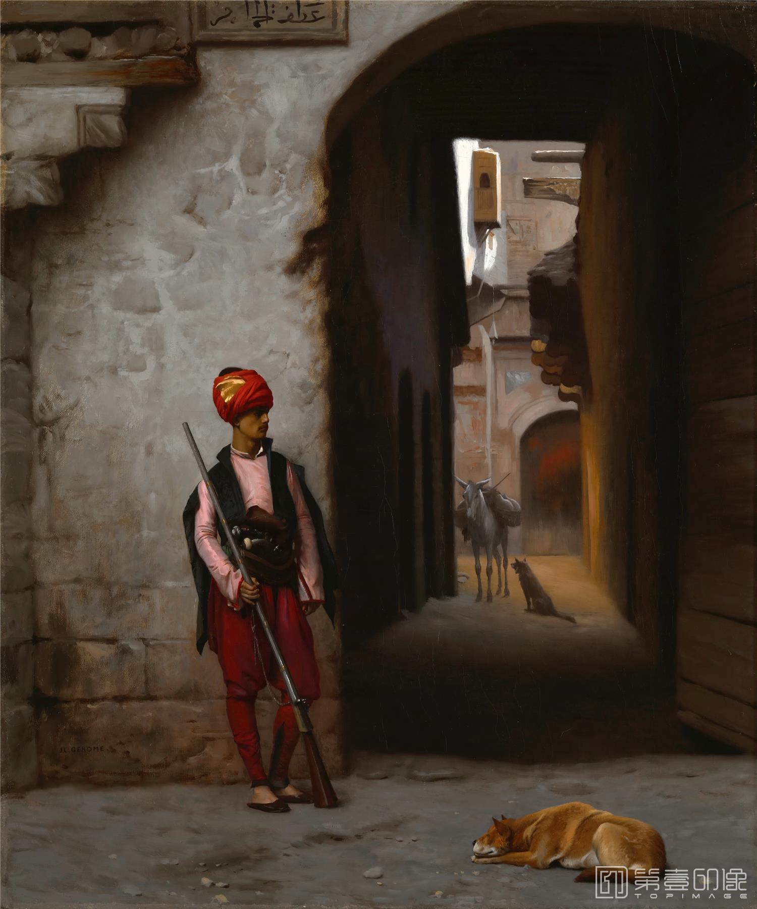 油画-让·莱昂·杰罗姆 Jean-Leon Gerome作品集-041