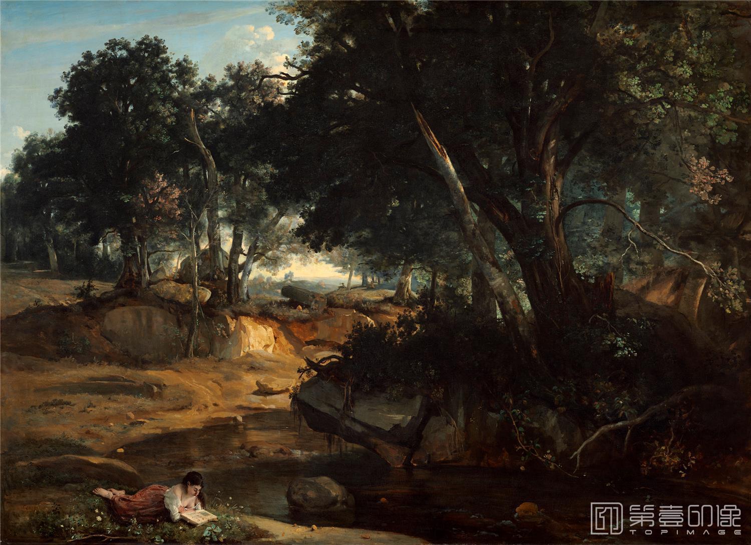油画-柯罗 Jean Baptiste Camille Corot作品集-199