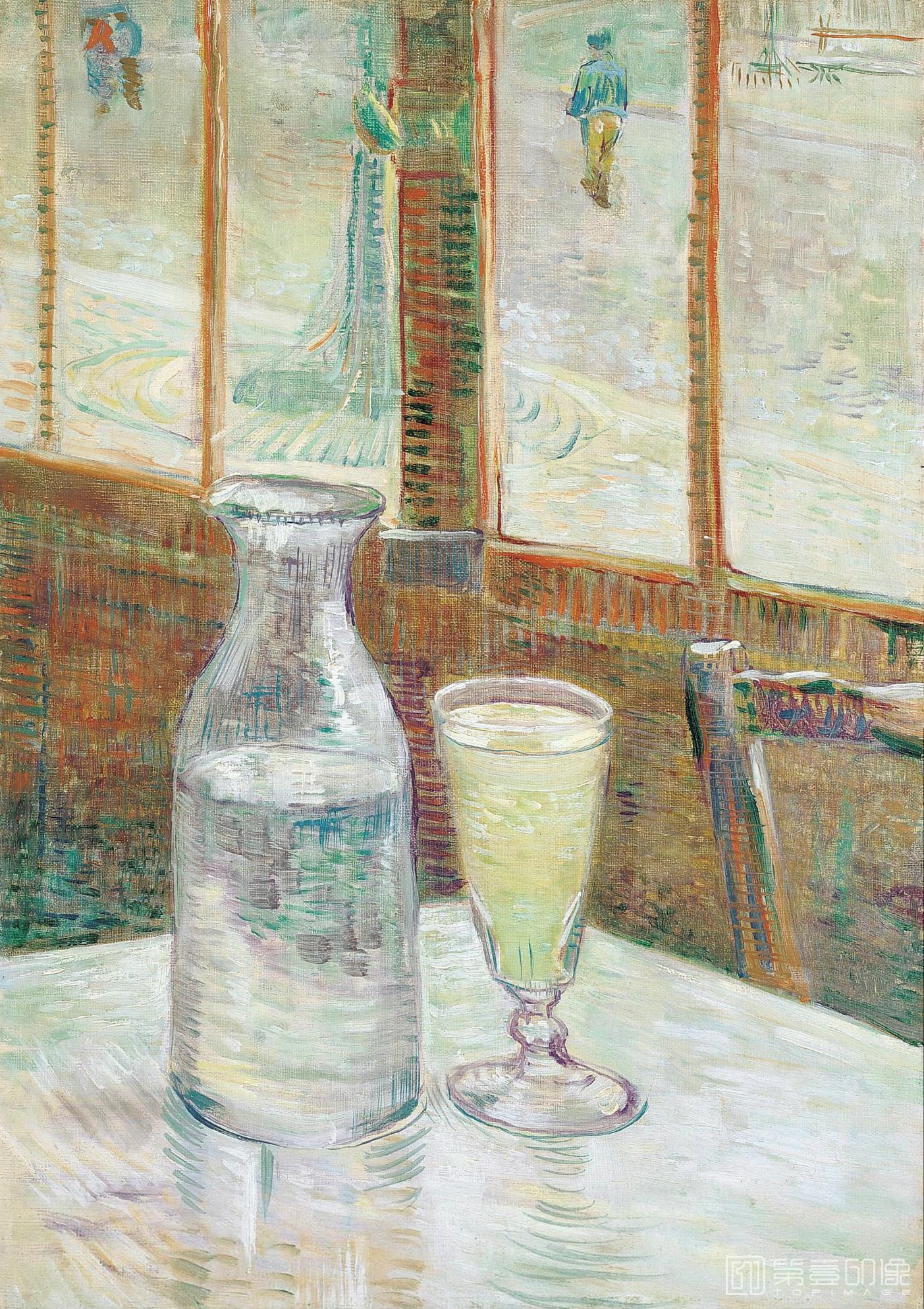 油画-文森特·威廉·梵高 Vincent Willem van Gogh-Absinth-015