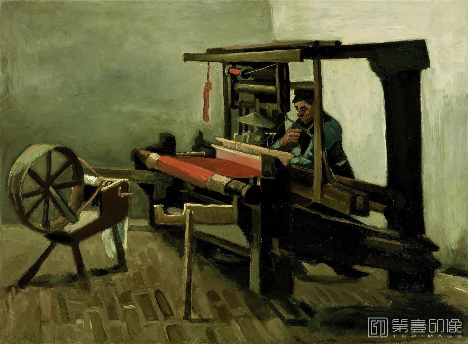 油画-文森特·威廉·梵高 Vincent Willem van Gogh-Weaver-600