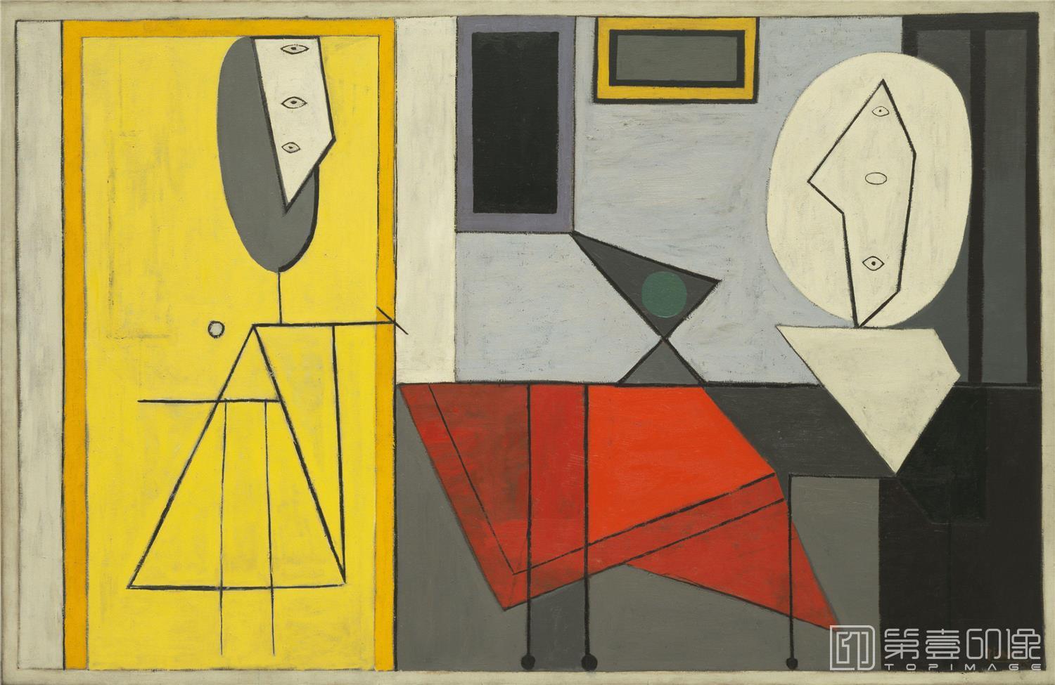 油画-巴勃罗·鲁伊斯·毕加索 Pablo Picasso作品集-057