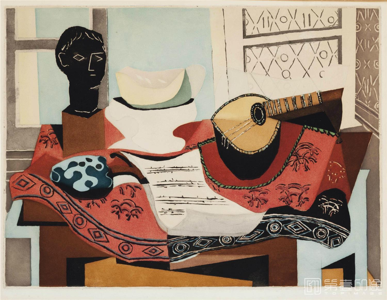 油画-巴勃罗·鲁伊斯·毕加索 Pablo Picasso作品集-091