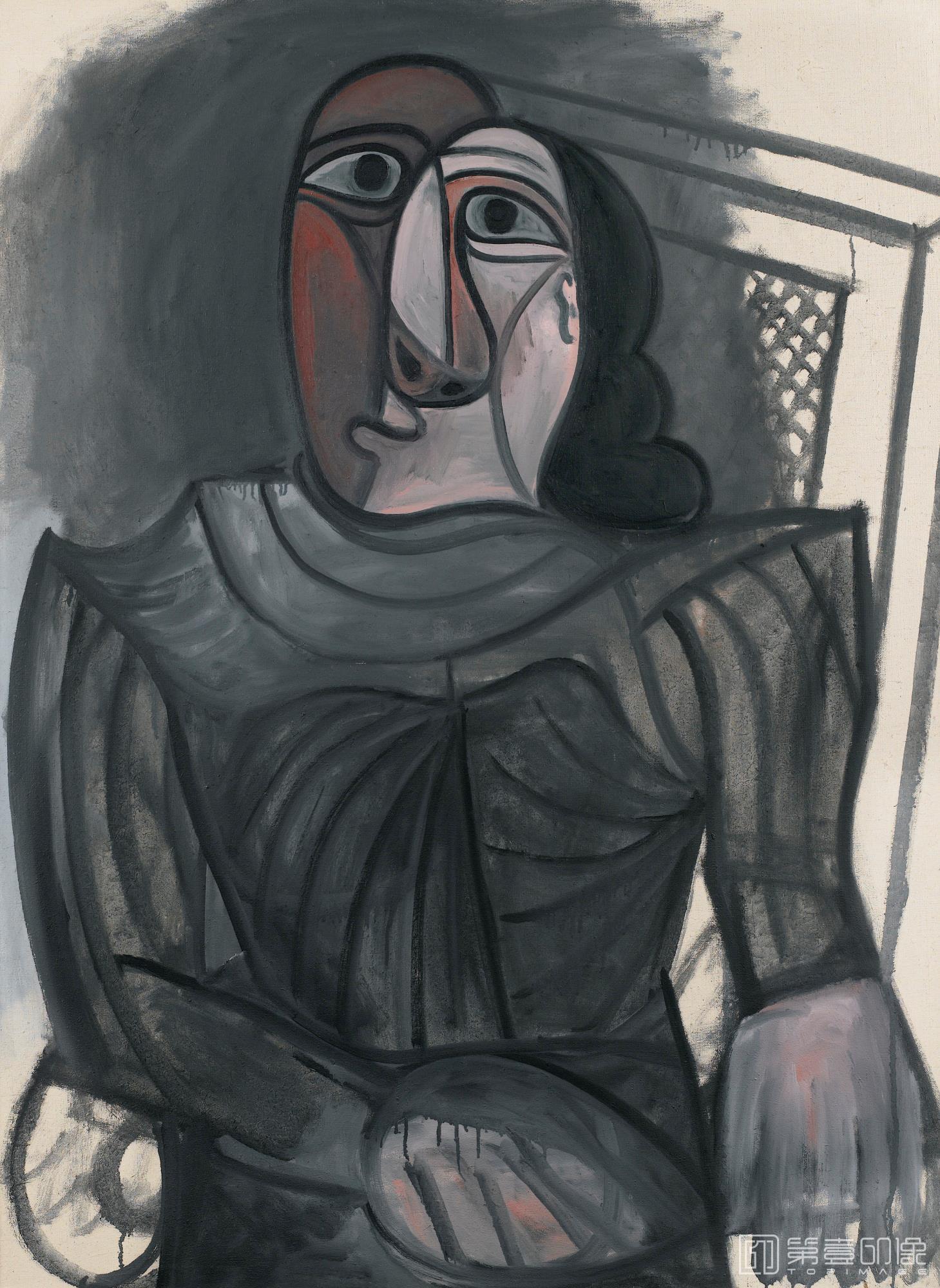 水彩画-巴勃罗·鲁伊斯·毕加索 Pablo Picasso作品集-148