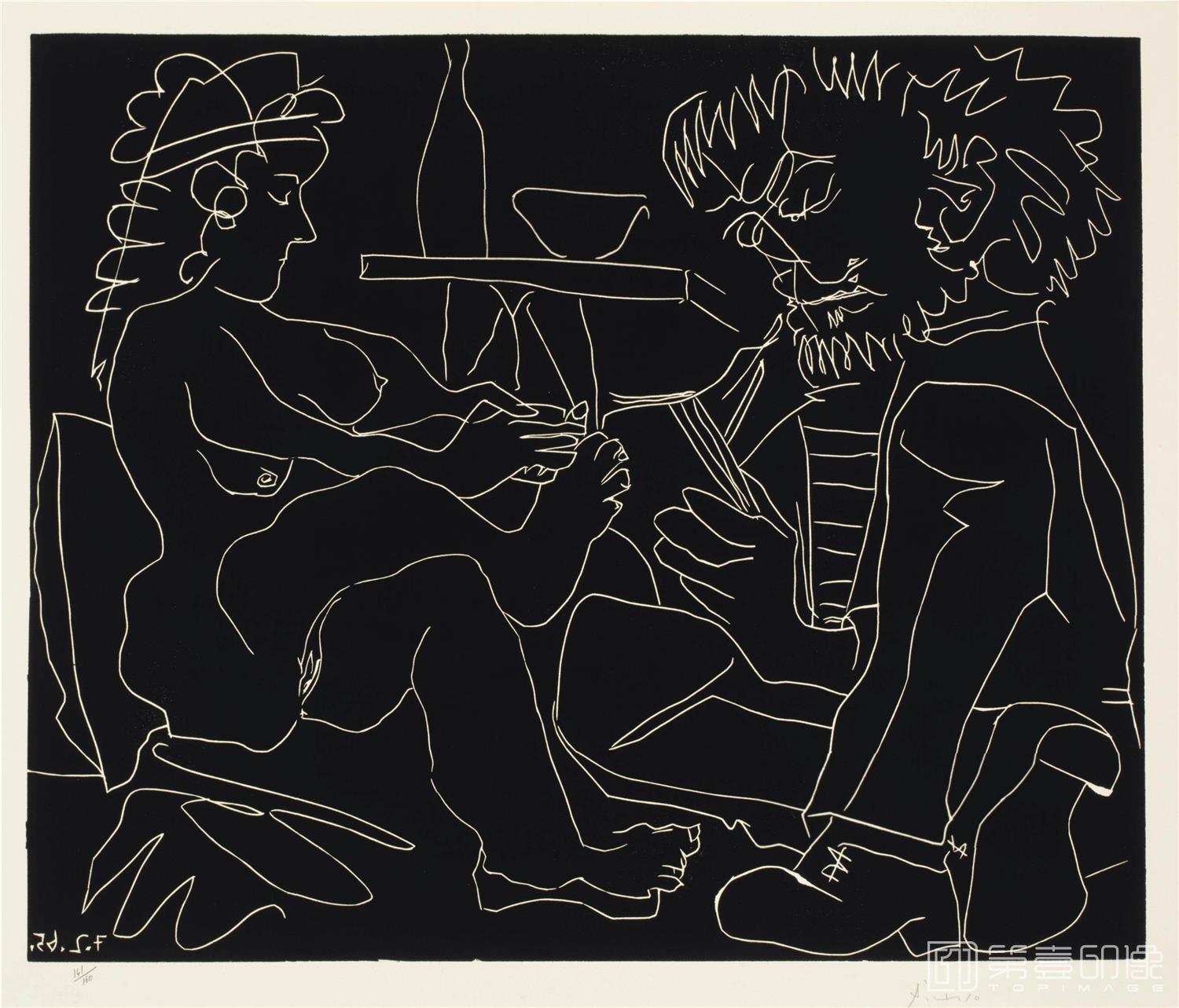速写-巴勃罗·鲁伊斯·毕加索 Pablo Picasso作品集-176