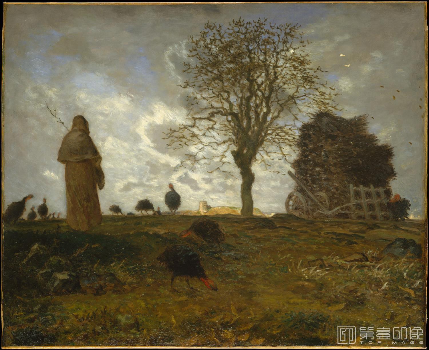 油画-让·弗朗索瓦·米勒 Jean-Francois Millet作品集-15