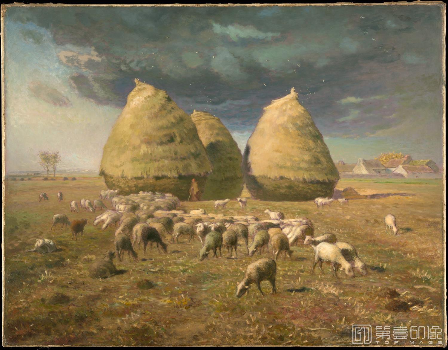油画-让·弗朗索瓦·米勒 Jean-Francois Millet作品集-16