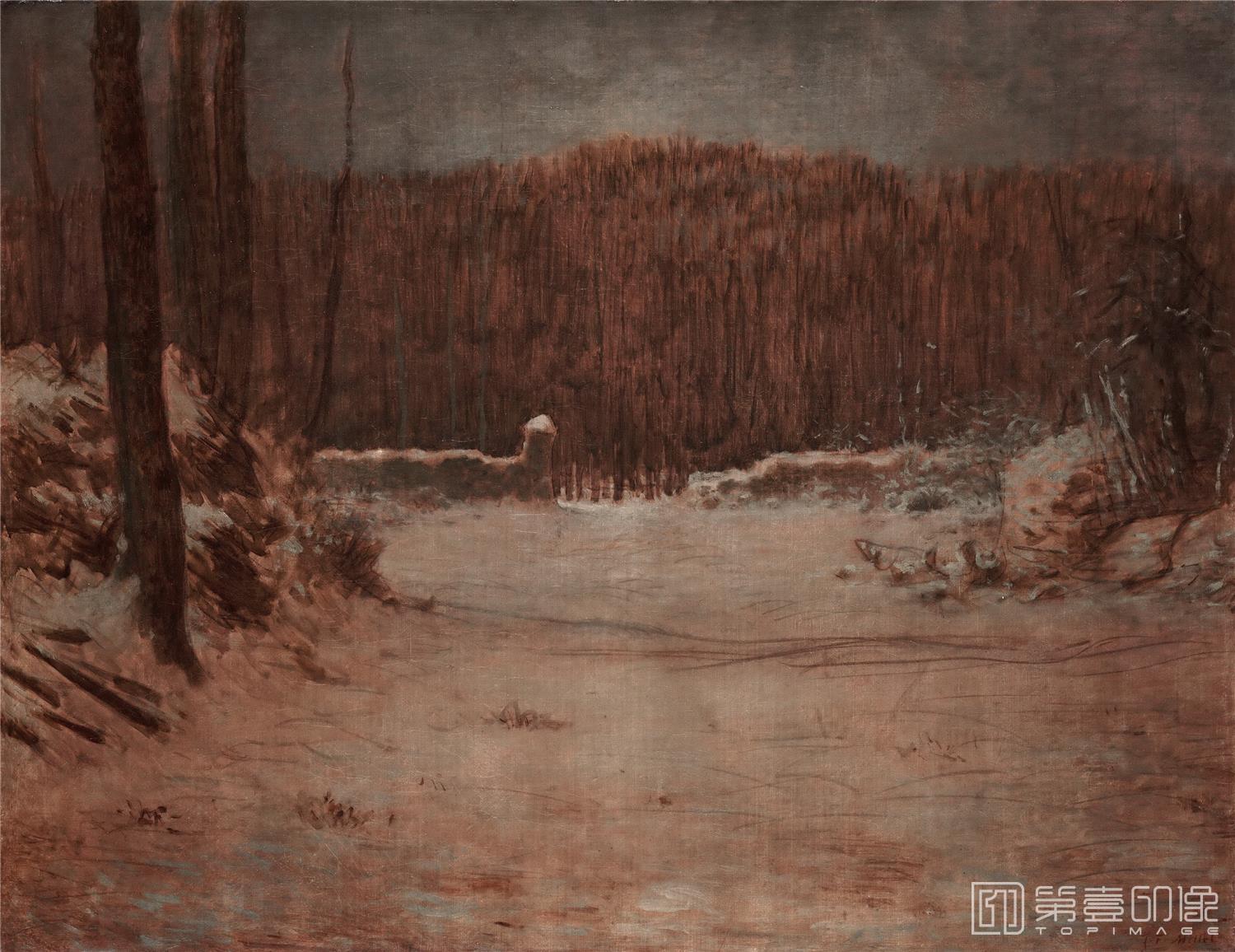 水彩画-让·弗朗索瓦·米勒 Jean-Francois Millet作品集-48