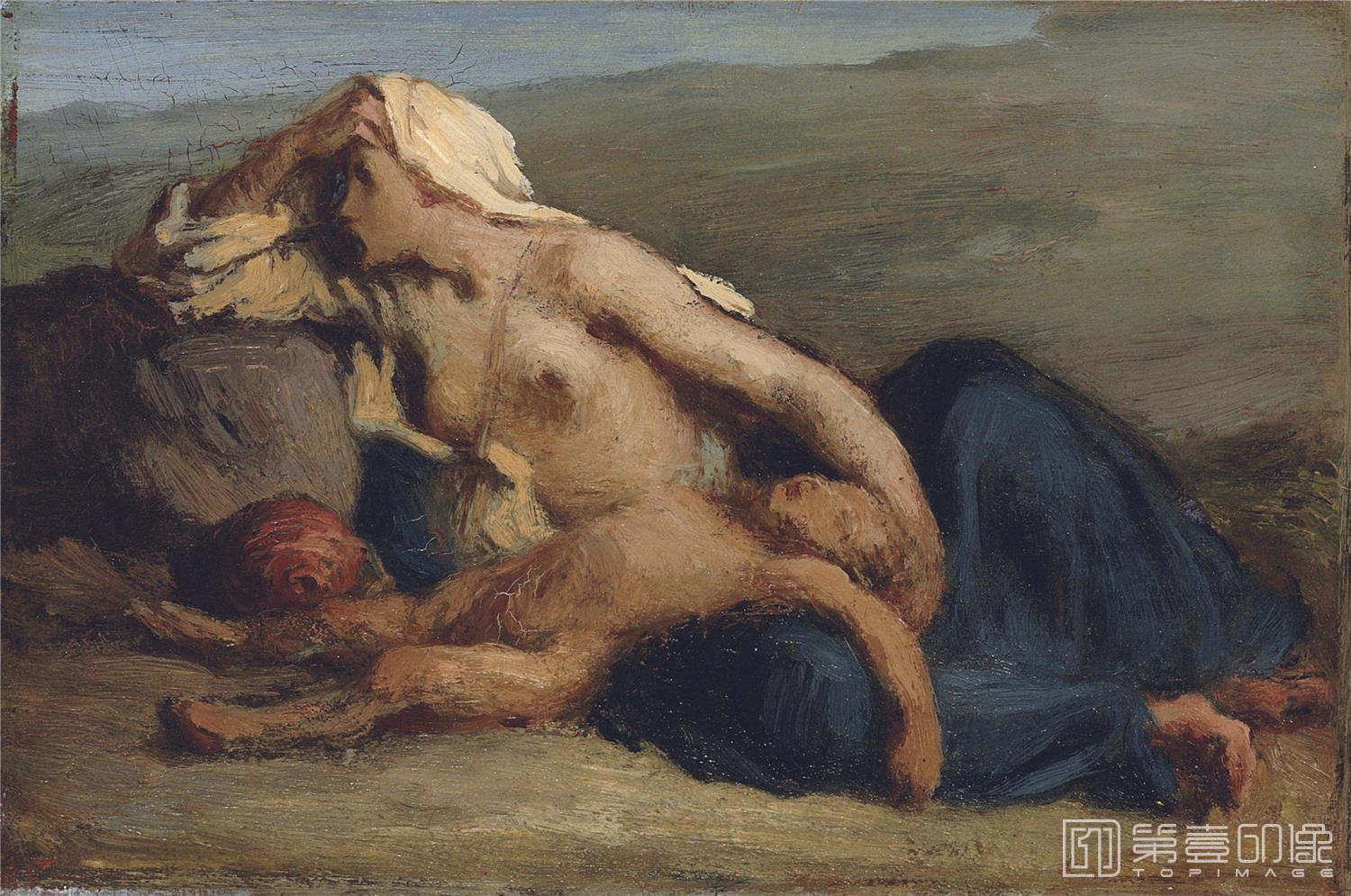 油画-让·弗朗索瓦·米勒 Jean-Francois Millet作品集-50