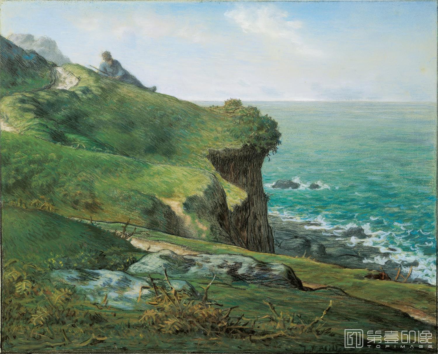 油画-让·弗朗索瓦·米勒 Jean-Francois Millet作品集-57