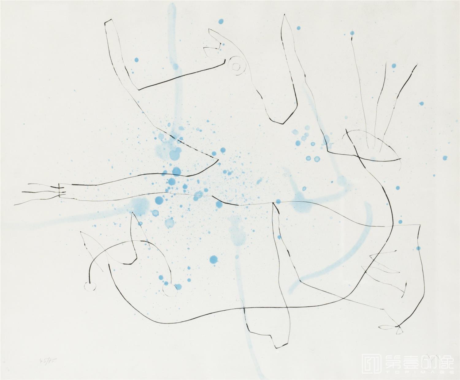 水彩画-胡安·米罗 JoanMiró作品集-112