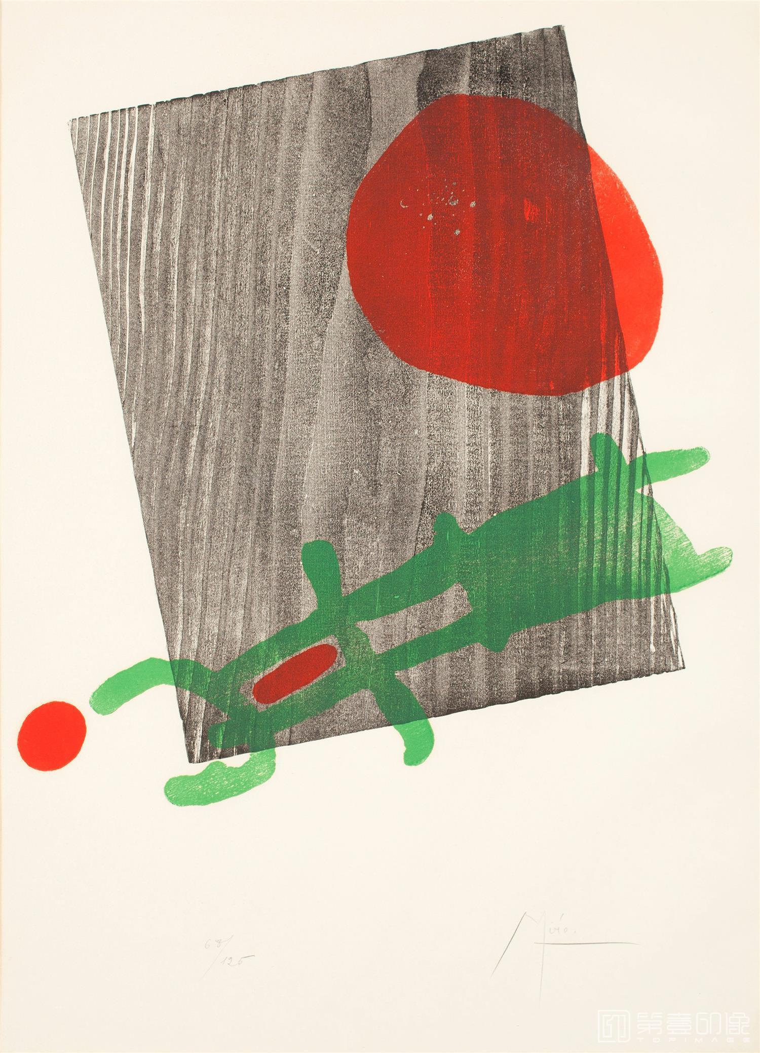 水彩画-胡安·米罗 JoanMiró作品集-173