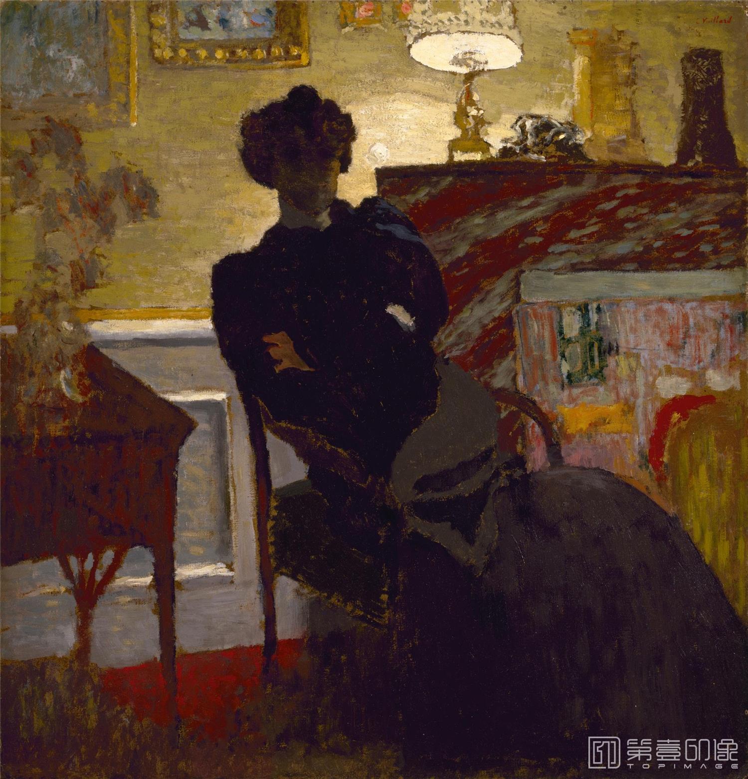 油画-爱德华·让·维亚尔 Edouard Vuillard作品集-126