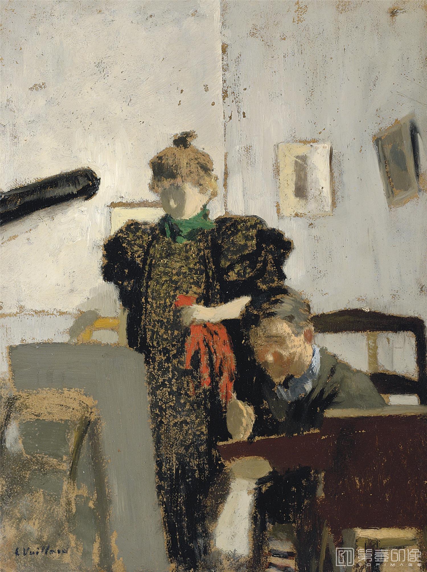 油画-爱德华·让·维亚尔 Edouard Vuillard作品集-128