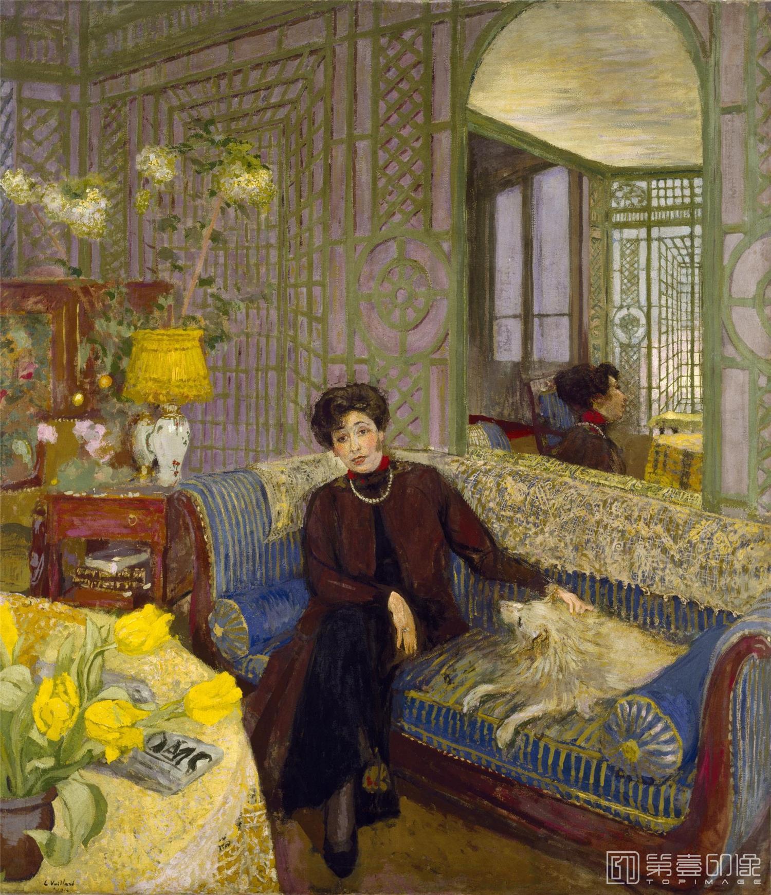 油画-爱德华·让·维亚尔 Edouard Vuillard作品集-130