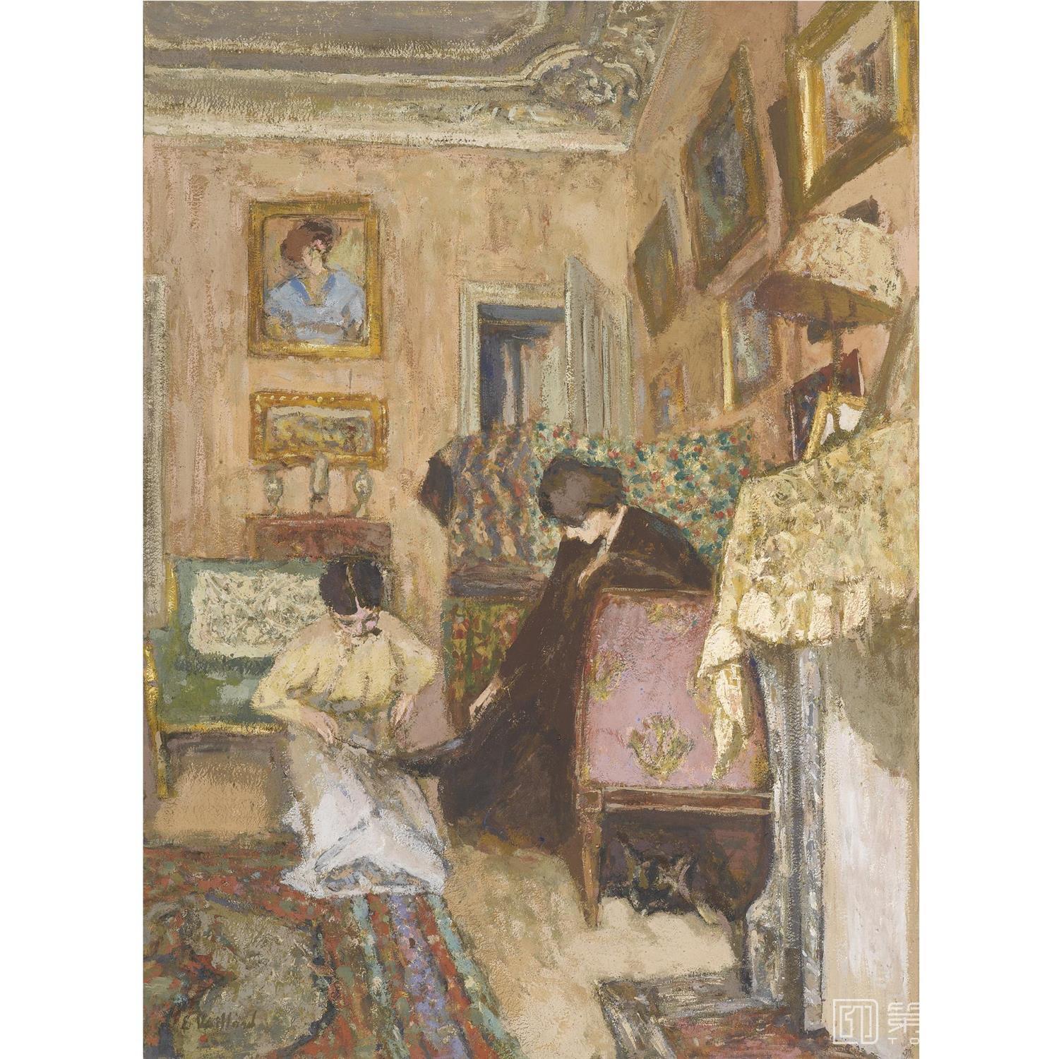 油画-爱德华·让·维亚尔 Edouard Vuillard作品集-144
